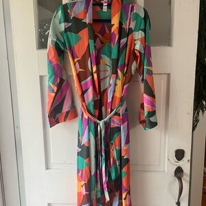Stars Above Multicolor Abstract Robe